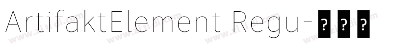 ArtifaktElement Regu字体转换 ArtifaktElement Regu字体转换